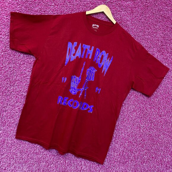 Death Row Records Grim Reaper LA Hands 1991 Hip Hop Tee 2X - Picture 3 of 4